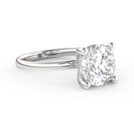 White gold - Central diamond 3.0 ct - view 3