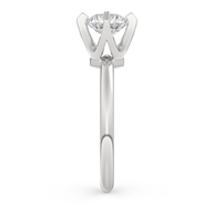 White gold - Central diamond 1.0 ct - view 7