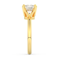 Yellow gold - Central diamond 2.0 ct - view 7