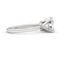 White gold - Central diamond 2.0 ct - view 3