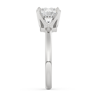 White gold - Central diamond 2.0 ct - view 7