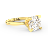 Yellow gold - Central diamond 3.0 ct - view 3