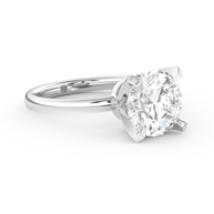 White gold - Central diamond 3.0 ct - view 3