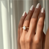 Las Vegas Autumn Diamond Ring 1.0, 1.5, 2.0, 3.0 Ct, Gold 14K