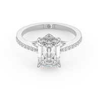 White gold - Central diamond 2.0 ct - view 2