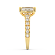 Yellow gold - Central diamond 2.0 ct - view 7