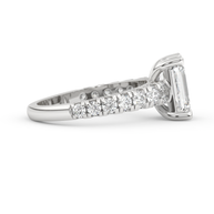 White gold - Central diamond 2.0 ct - view 3