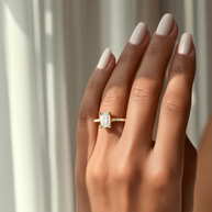 Tampa Dream Diamond Ring 1.0, 1.5, 2.0, 3.0 Ct, Gold 14K