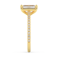 Yellow gold - Central diamond 2.0 ct - view 7