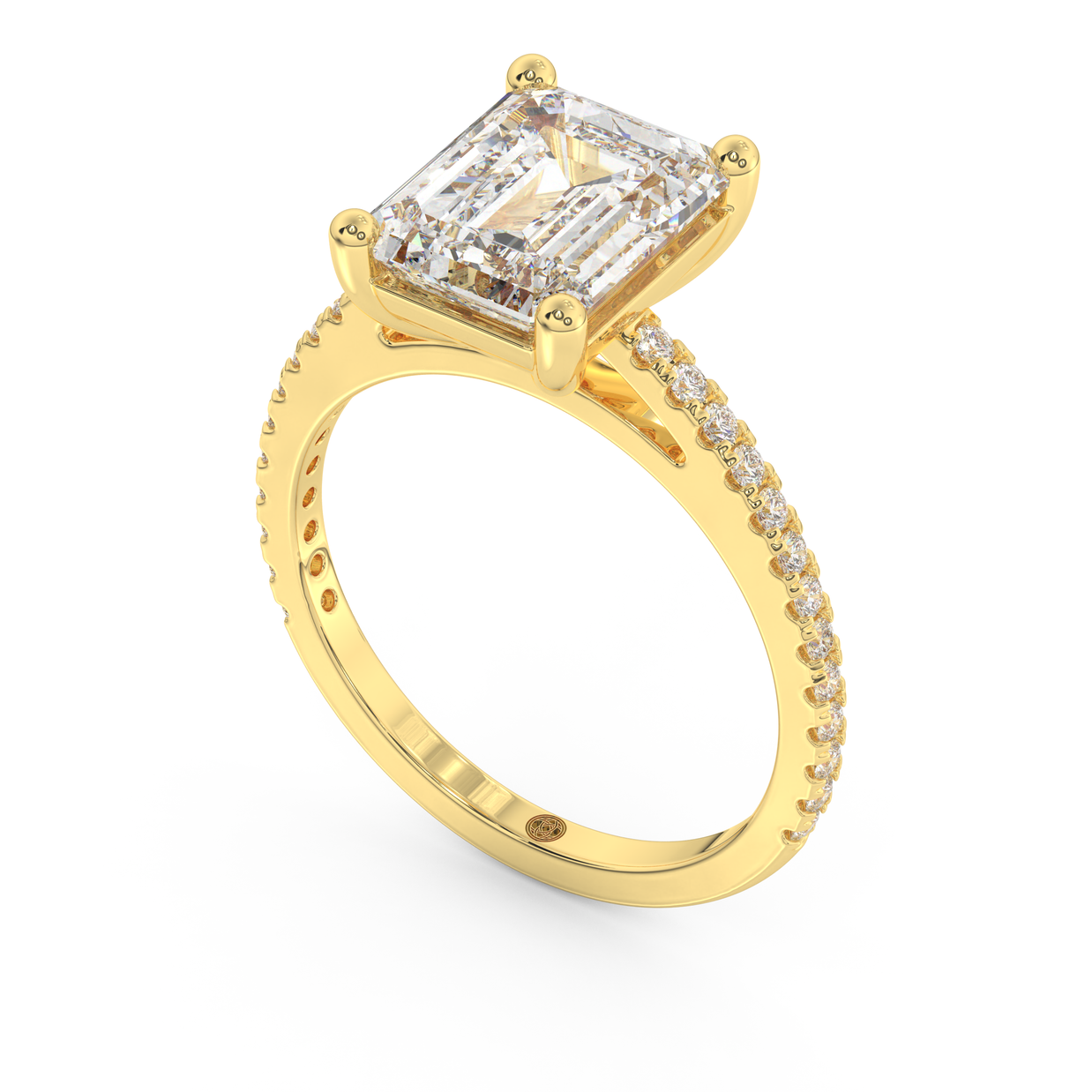 Tampa Dream Diamond Ring 1.0, 1.5, 2.0, 3.0 Ct, Gold 14K