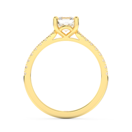 Harbor Emerald Diamond Ring 1.0 Ct, Gold 14K