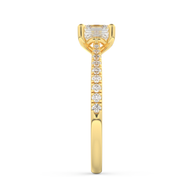 Harbor Emerald Diamond Ring 1.0 Ct, Gold 14K