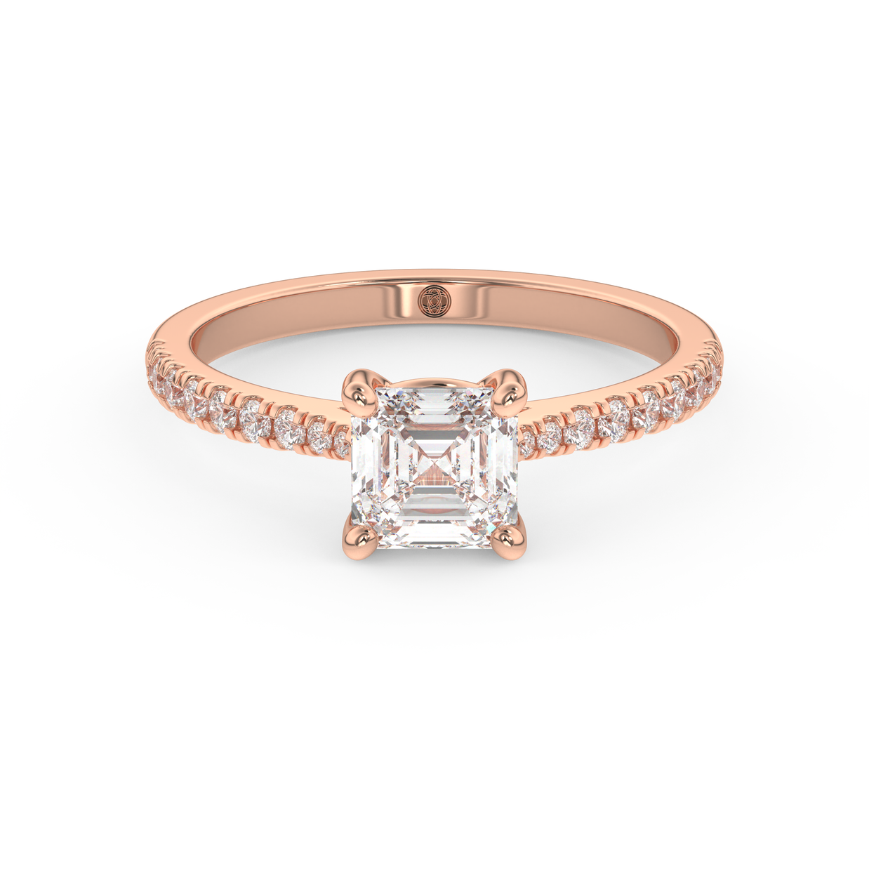 Harbor Emerald Diamond Ring 1.0 Ct, Gold 14K