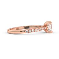 Harbor Emerald Diamond Ring 1.0 Ct, Gold 14K