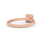 Harbor Emerald Diamond Ring 1.0 Ct, Gold 14K