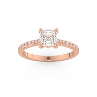 Harbor Emerald Diamond Ring 1.0 Ct, Gold 14K