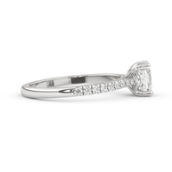 Harbor Emerald Diamond Ring 1.0 Ct, Gold 14K