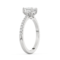 Harbor Emerald Diamond Ring 1.0 Ct, Gold 14K