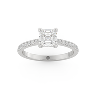 Harbor Emerald Diamond Ring 1.0 Ct, Gold 14K