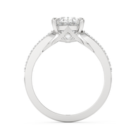 White gold - Central diamond 2.0 ct - view 6