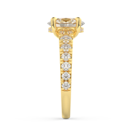 Yellow gold - Central diamond 2.0 ct - view 7