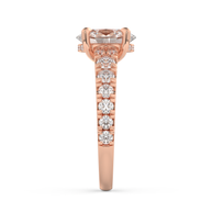 Rose gold - Central diamond 2.0 ct - view 7