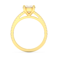 Yellow gold - Central diamond 2.0 ct - view 6