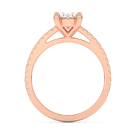 Rose gold - Central diamond 2.0 ct - view 6