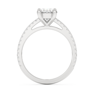 White gold - Central diamond 2.0 ct - view 6