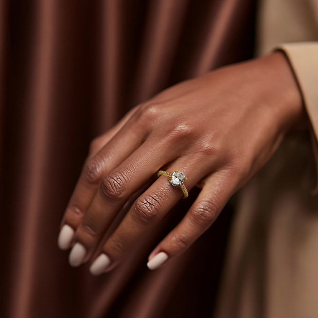 Reno Rhythm Diamond Ring 1.0, 1.5, 2.0, 3.0 Ct, Gold 14K