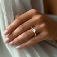 Malibu Classic Diamond Ring 1.0, 1.5, 2.0, 3.0 Ct, Gold 14K