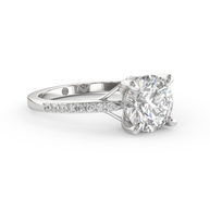 White gold - Central diamond 2.0 ct - view 3