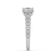 White gold - Central diamond 1.0 ct - view 7