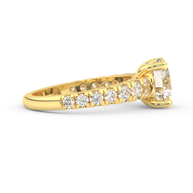 Tahoe Aurora Diamond Ring 1.0, 1.5, 2.0, 3.0 Ct, Gold 14K