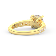 Tahoe Aurora Diamond Ring 1.0, 1.5, 2.0, 3.0 Ct, Gold 14K