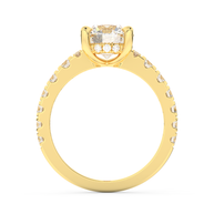 Tahoe Aurora Diamond Ring 1.0, 1.5, 2.0, 3.0 Ct, Gold 14K