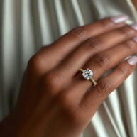 Beverly Hills Joy Diamond Ring 1.0, 1.5, 2.0, 3.0 Ct, Gold 14K