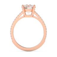 Rose gold - Central diamond 2.0 ct - view 6