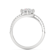 White gold - Central diamond 1.0 ct - view 6