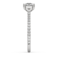 White gold - Central diamond 1.0 ct - view 7