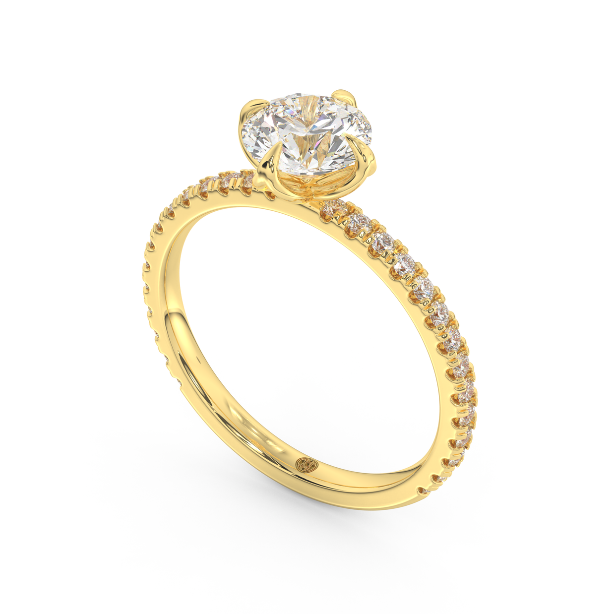 Durham Radiant Diamond Ring 1.0 Ct, Gold 14K