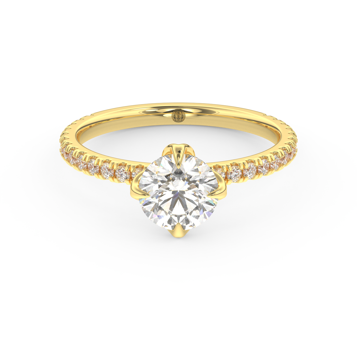 Durham Radiant Diamond Ring 1.0 Ct, Gold 14K