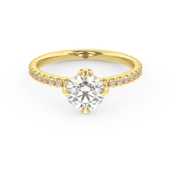 Durham Radiant Diamond Ring 1.0 Ct, Gold 14K