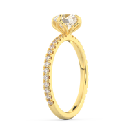 Durham Radiant Diamond Ring 1.0 Ct, Gold 14K