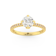 Durham Radiant Diamond Ring 1.0 Ct, Gold 14K