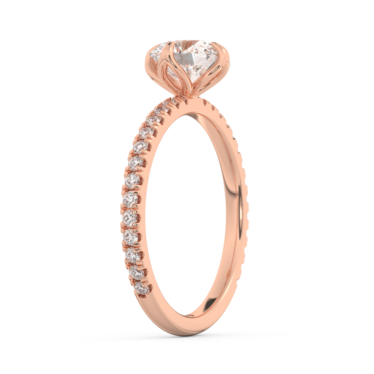 Durham Radiant Diamond Ring 1.0 Ct, Gold 14K