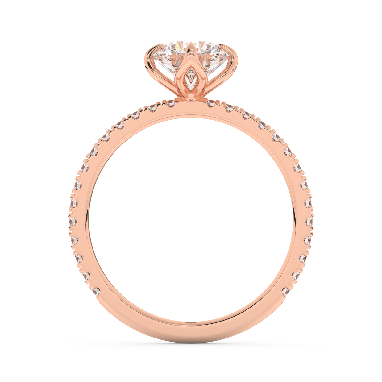 Durham Radiant Diamond Ring 1.0 Ct, Gold 14K