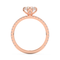 Durham Radiant Diamond Ring 1.0 Ct, Gold 14K