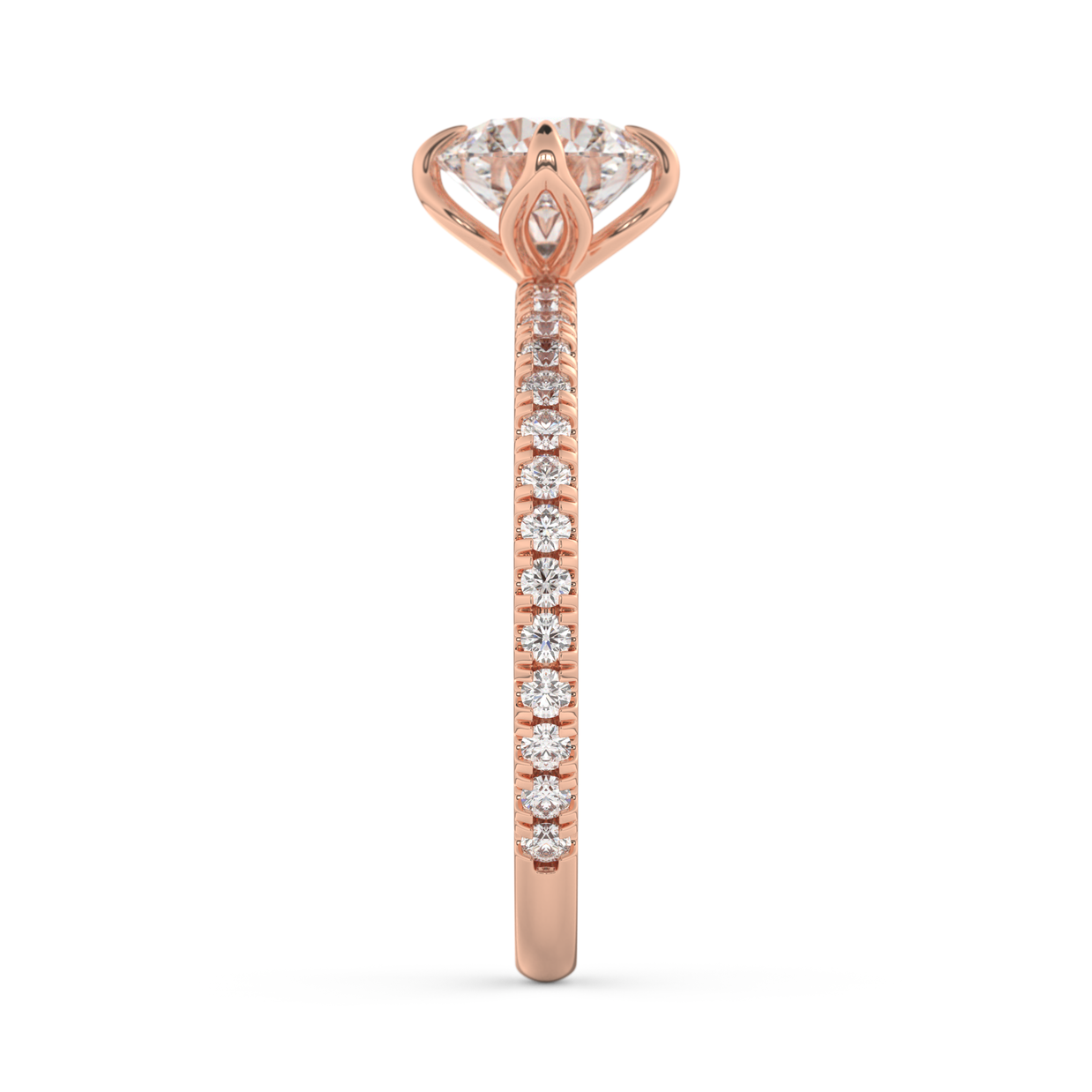 Durham Radiant Diamond Ring 1.0 Ct, Gold 14K