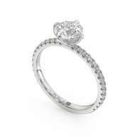 Durham Radiant Diamond Ring 1.0 Ct, Gold 14K